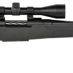 Mossberg 28212 Patriot  Full Size 400 Legend 4+1 20" Matte Blued Fluted Threaded Barrel, Drilled & Tapped Matte Blued Stainless Steel Receiver, Black Fixed Synthetic Stock 3-9x40mm Duplex, Right Hand