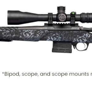Horizon Firearms RF018S221814T17 Vandal Dark 2 22 Creedmoor 18" Black Fluted Threaded Barrel, Picatinny Rail Receiver, Arca Rail Forend, Textured Iota Carbon Fiber Stock