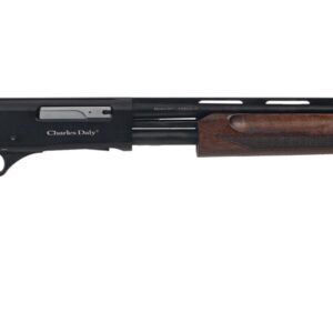 Charles Daly 930422 301 Field Full Size 410 Bore Pump 4+1 26" Black Vent Rib Barrel, Black Anodized Grooved Aluminum Receiver, Fixed Matte Black Synthetic Stock, Beretta/Benelli Mobil Choke System