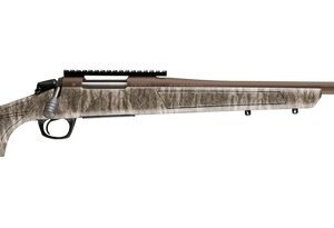 CVA CR3999MOBL Cascade XT 7mm PRC 2+1 24" Midnight Bronze Cerakote Fluted Threaded Steel Barrel & Receiver w/Picatinny Rail, Mossy Oak Bottomland Adjustable Synthetic Stock, Right Hand