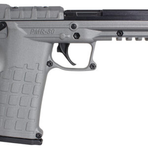 Kel-Tec PMR30TACGY PMR30  22 WMR 30+1 4.30" Fluted Steel Barrel, Black/Gray Serrated Slide, Gray Polymer Frame w/Picatinny Accessory Rail, Gray Textured Polymer Grip