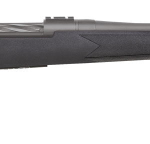 Mossberg 28069 Patriot  Full Size 25-06 Rem 5+1 22" Stainless Cerakote Fluted Barrel, Drilled & Tapped Cerakote Stainless Steel Receiver, Black Fixed Synthetic Stock, Right Hand