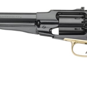 Pietta PF58STT448 1858 Remington Target Model 44 Cal 6rd 8" Blued Octagonal Steel Barrel, Cylinder & Frame, Walnut Grip, Brass Trigger Guard