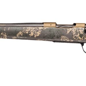 Christensen Arms 8010620800 Ridgeline FFT 6.5 PRC 3+1 20" Carbon Fiber/Threaded Barrel, Burnt Bronze Cerakote, Green with Black/Tan Accents Stock, Left Hand
