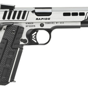 Kimber Mfg.,inc 3000426  Rapide Scorpius 10mm 8+1 5" Black KimPro II w/ Brush Polished Flats Stainless Steel Slide G10 Grip