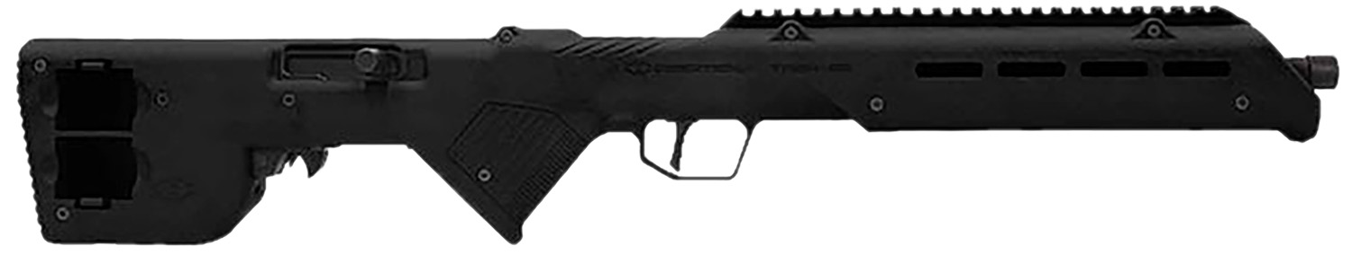 Desert Tech TRKRF2218BLK TREK-22 Black Compact 22 LR 10+1 18" Free Floating Steel Barrel, Picatinny Rail Receiver, M-LOK Handguards, Fixed Polymer Stock, Suppressor Ready