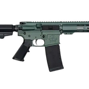 Great Lakes Firearms GL15223SSPBCHG AR-15  223 Wylde 30+1 7.50" Black Nitride Threaded Barrel, M-LOK Handguard, Charcoal Green Cerakote Aluminum Receiver w/Picatinny Rail, Black Polymer Mil-Spec Grip