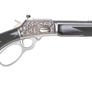 Cnc Firearms CNCRAZ10MM Marlin 1894 SBL Wild Boar 10mm Auto 16" Polished Stainless Steel, Polished Engraved Receiver, Gray Fixed Laminate Stock