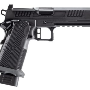 Alpha Foxtrot AA47X1EID-XDBK19 AF1911 Romulus 9mm Luger 20+1 17+1 5" Black DLC Stainless Steel Bull Barrel, Optic Ready/Serrated Slide & Frame w/Beavertail & Picatinny Rail, Aluminum Grip, RMSc/RMR Fo