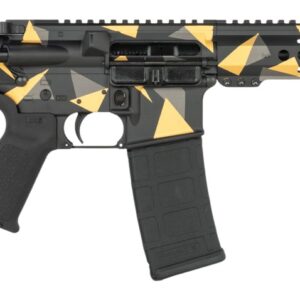 Shark Coast Tactical SCC07176GEO-P Geodesic  5.56 NATO 30+1 10.50" Black Nitride Threaded Barrel, Aluminum Receiver w/Picatinny Rail, M-LOK Handguard, Polymer SB Tactical SBA3 Brace, Polymer Grip