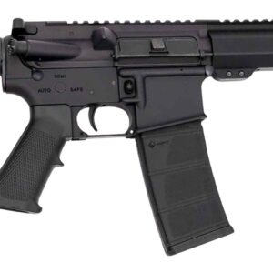 Andro Corp Industries 556103HB ACI-15 Halo 5.56 NATO 30+1 10.30" Black Nitride Threaded Barrel, Black Anodized Aluminum Receiver w/Picatinny Rail, M-LOK Handguard, Black Polymer SBA3 Pistol Brace, A2