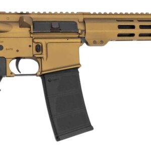 Andro Corp Industries 55616BBBB ACI-15 Bravo 5.56 NATO 30+1 16" Black Nitride Threaded Barrel, Burnt Bronze Aluminum Receiver w/Picatinny Rail, M-LOK Handguard, M4 Black Polymer Stock, Black Polymer G