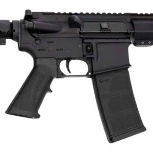 Andro Corp Industries 3008CB ACI-15 CQB 300 Blackout 30+1 8" Black Nitride Threaded Barrel, Black Anodized Aluminum Receiver w/Picatinny Rail, M-LOK Handguard, Black Polymer SBA3 Pistol Brace, A2 Grip