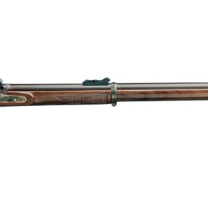Taylors & Company 210034 Pedersoli Volunteer Target 451 Cal Percussion 33" Single Shot Barrel, Browned Steel Receiver, Fixed Checkered Walnut Stock