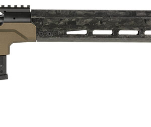 Christensen Arms 8010301201 Modern Precision  338 Lapua Mag 27" Threaded Carbon Fiber Barrel 5+1, Black Nitride Finish, Desert Brown Anodized Folding Stock, Polymer Grip