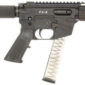 FREEDOM ORDNANCE FX9P4T FX-9  9mm Luger 32+1 4", Black, M-LOK Handguard, Padded Buffer Tube, A2 Grip, 3" Faux Suppressor, Includes Sling