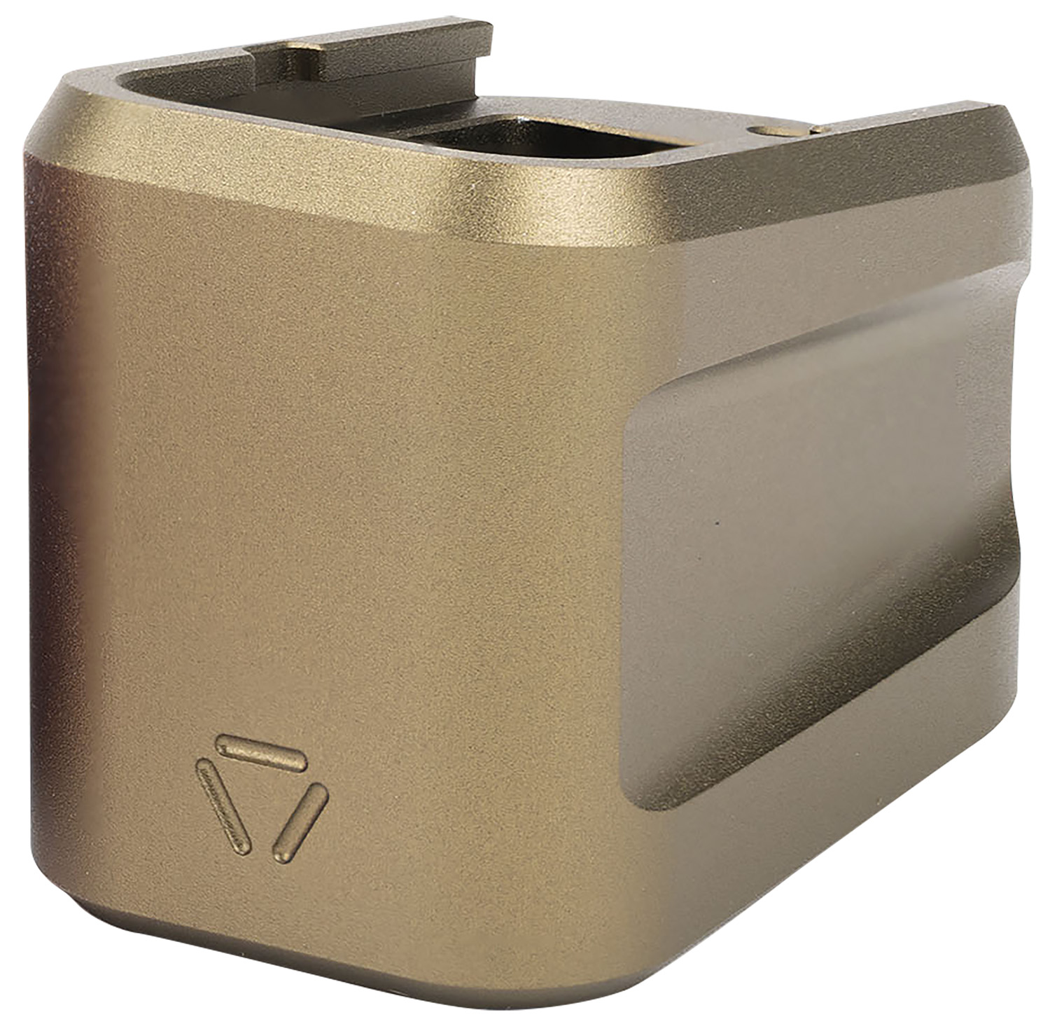 Strike Industries EMPALG19FDE Extended Mag Plate Fits Glock G19 Flat Dark Earth 6061 T-6 Aluminum