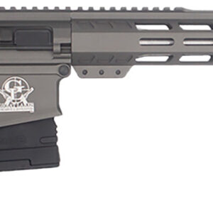 Great Lakes Firearms GL10308SSTNG GLFA  308 Win 10+1 18" Cerakote Threaded Barrel, Tungsten Cerakote Picatinny Rail Aluminum Receiver, 6 Position Mil-Spec Synthetic Stock, Mil-spec Polymer Grip