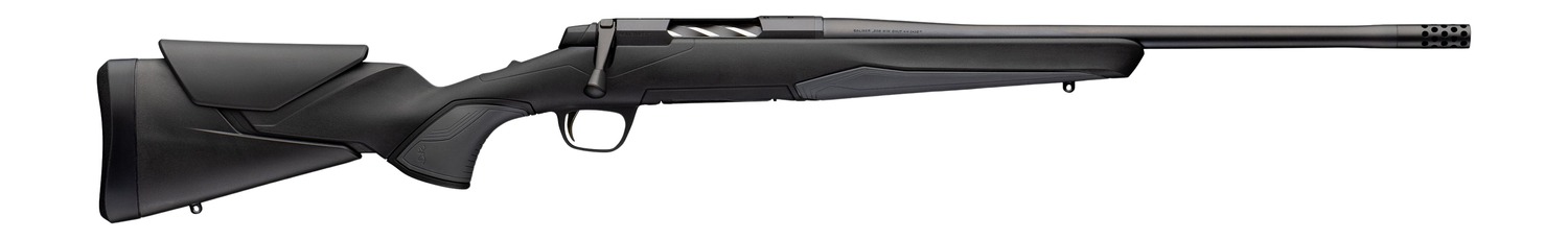 Browning 036131218 X-Bolt 2 Hunter SPR 308 Win 4+1 18" Matte Blued Threaded Barrel & Steel Drilled & Tapped Receiver, Matte Black Adj Vari-Tech Synthetic Stock, Right Hand