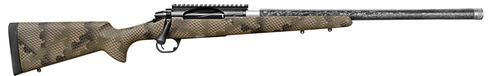 Proof Research 151006 Elevation 2.0 300 PRC 3+1 20" Carbon Fiber Match Grade Threaded Barrel, Black Receiver w/Picatinny Rail, Tactical Flat Dark Earth Fixed Carbon Fiber Stock, Right Hand