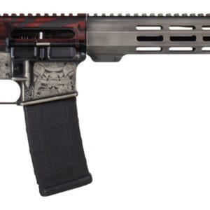 Shark Coast Tactical 300-054-1000-04 Bushido  5.56 NATO 30+1 16" Black Nitride Threaded Barrel, Engraved Aluminum Receiver w/Picatinny Rail, M-LOK Handguard, Magpul Collapsible Black Polymer Stock, Ma
