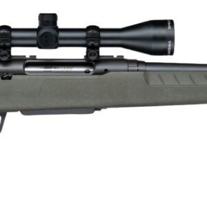 Savage Arms 33161 Axis 2 XP w/Optic 22-250 Rem 4+1 20" Matte Black Carbon Steel Threaded Barrel, Drilled & Tapped Receiver, OD Green Synthetic Fixed w/Pistol Grip Stock, 3-9x40mm Duplex Scope, Right H
