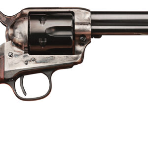 Taylors & Company 4109DE Smoke Wagon Deluxe 45 Colt (LC) 6rd 4.75" Blued Cylinder & Barrel Color Case Hardened Steel Frame Checkered Walnut Grip