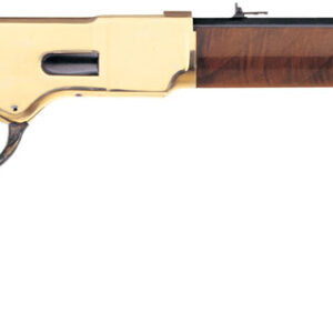 Taylors & Company 550190 1866 Uberti Full Size 45 Colt (Long Colt) 10+1 20" Blued Octagon Barrel, Brass Receiver, Walnut Fixed Stock, Right Hand