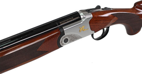 IVER JOHNSON 600LW O/U 12GA 3" - 26"VR SILVER BLACK WALNUT - Image 3