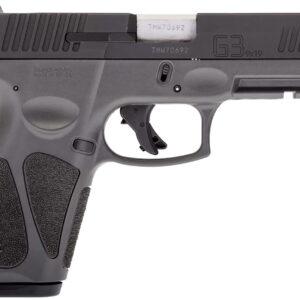 Taurus 1G3B941G G3  Full Size Frame 9mm Luger 15+1/17+1 4" Matte Stainless Steel Barrel, Matte Black Tenifer Serrated Steel Slide, Gray Polymer Frame w/Picatinny Rail, Gray Polymer Grip, Right Hand
