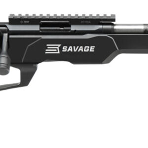 Savage Arms 70856 B Series Precision Lite Full Size 17 HMR 10+1 18" Carbon Fiber Heavy Barrel, Matte Black Picatinny Rail Carbon Steel Receiver, M-LOK Handguard, Black MDT Chassis Aluminum Stock, Blac