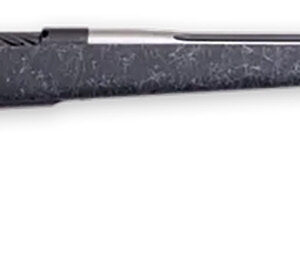 Weatherby MAM01N7MMPR8B Mark V Accumark 7mm PRC 3+1 24" Threaded/Fluted Stainless Barrel, Graphite Black Rec, Gray Webbed Black Monte Carlo Stock, Accubrake Muzzle Brake, Adj. TriggerTech Trigger