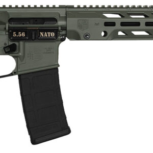 Diamondback DB1784K791 DB15 Obsidian 5.56 NATO 30+1 16" Black Nitride Threaded Barrel, Jungle Green Cerakote Picatinny Rail Aluminum Receiver, Magpul CTR Black Synthetic Stock & Magpul MOE K2 Grip