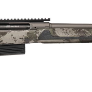 Savage Arms 32805 220 Harvester Full Size 20 Gauge Bolt 2rd 22" Slug Barrel, AccuStock w/AccuFit V2 Savage Woodland Camo Synthetic Stock, Right Hand