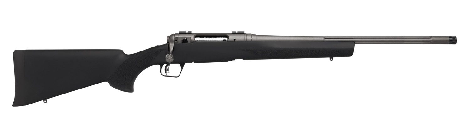 Savage Arms 33010 110 Trail Hunter Lite V2 Full Size 350 Legend 4+1 18" Black Fluted Barrel, Black Carbon Steel Drilled & Tapped Receiver, Black Hogue OverMolded Synthetic Stock, Right Hand
