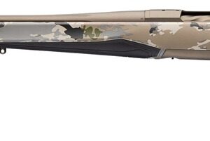 Browning 036125218 X-Bolt 2 Speed Full Size 308 Win 4+1 22" Smoked Bronze Cerakote Fluted Threaded Barrel & Steel Drilled & Tapped Receiver, Ovix Camo w/Black Overmold Adj Vari-Tech Synthetic Stock, L