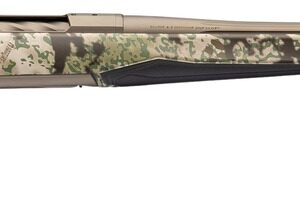 Browning 036138224 X-Bolt 2 Speed 270 Win 4+1 22" Smoked Bronze Cerakote Fluted Threaded Barrel & Steel Drilled & Tapped Receiver, Kryptek Obskura Transitional Camo Adj Vari-Tech Synthetic Stock, Righ