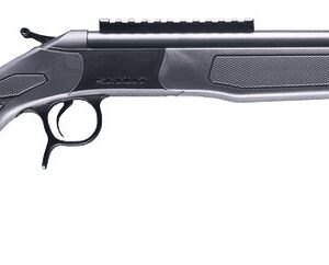CVA CR4447 Scout  338 ARC 1rd 16.50" Matte Blued Threaded Barrel & Receiver w/DuraSight Rail, Stealth Gray Synthetic Stock