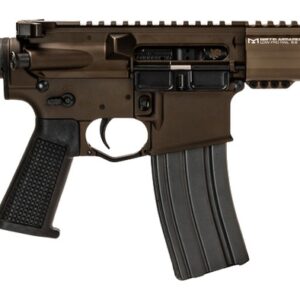 Griffin Armament MK1PSD30095PFDE-W MK1 PSD 300 Blackout 9.50" Threaded Barrel, Terra Brown Anodized Aluminum Receiver w/Picatinny Rail, M-LOK Handguard, Black Polymer SBA3 Brace, Black A3 Grip