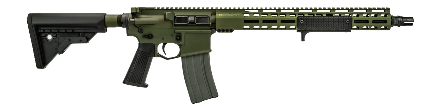 Griffin Armament MK1RECCEWHG-W MK1 RECCE 223 Wylde 30+1 16.10" Black Anodized Barrel, Warhawk Green Anodized Aluminum Receiver w/Picatinny Rail, M-LOK Handguard, Griffin Extreme Condition Black Polyme
