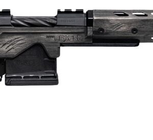 Fierce Firearms REPMT22CM18DG Reaper MTN 2.0 22 Creedmoor 3+1 18" Carbon Fiber Match Grade Threaded Barrel, Distressed Gray Cerakote Titanium Drilled & Tapped Receiver, M-LOK Handguard, Magnesium Fold
