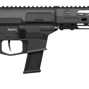 CMMG 45AEA70-AB Zeroed Banshee MkG 45 ACP 13+1 6.50" Black Nitride Threaded Barrel, Black Armor Cerakote Aluminum Receiver w/Picatinny Rail, M-LOK Handguard, Black Polymer CMMG RipBrace, CMMG Zeroed G