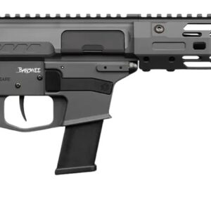 CMMG 45AEA70-TNG MkG 45 ACP 13+1 6.50" Black Nitride Threaded Barrel. Tungsten Cerakote Aluminum Receiver w/Picatinny Rail, M-LOK Handguard, Black Polymer CMMG RipBrace, CMMG Zeroed Grip, Ambidextrous