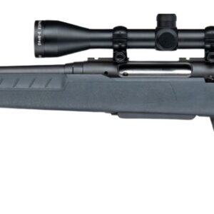 Savage Arms 33202 Axis 2 XP 350 Legend 4+1 18" Matte Black Carbon Steel Threaded Barrel & Drilled & Tapped Receiver, Gray Synthetic Fixed w/Pistol Grip Stock, 3-9x40mm Duplex Scope, Left Hand