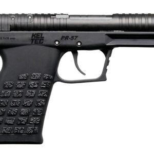 Kel-Tec PR57BLK10 PR-5.7  Compact 5.7x28mm 10+1 4.64" Stainless Rotary Barrel, Black Oxide Steel Optic Ready/Serrated Slide, Black Polymer Frame w/Accessory Rail, Textured Grip