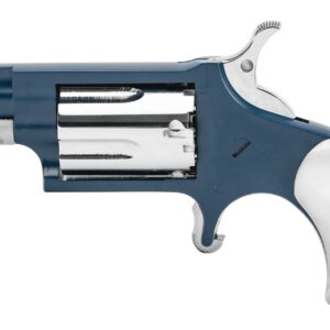 North American Arms 22LRNBCHP Second Mate Mini 22 LR 5 Shot 1.13" Navy Blue Cerakote Stainless Steel Barrel & Frame, High Polished Cylinder, Simulated White Pearl Grip, Safety Notch, Exposed Hammer