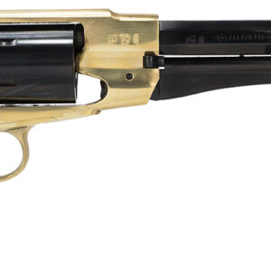 Traditions FR18581 1858 Army Break Open 44 Cal #11 Percussion 8" 6 Shot Brass Frame Blued Barrel & Cylinder Walnut Grip
