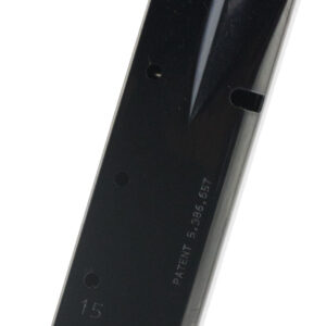 Mec-Gar MGBRHP15B Standard 15rd 9mm Luger, Fits Browning Hi-Power/Springfield SA-35, Blued Carbon Steel