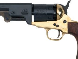E.M.F. 1851 NAVY BRASS SHERIFF - 44 CAL 5.5" ENGRAVED BLD/WALNT