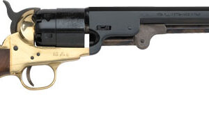 E.M.F. 1851 NAVY BRASS 44 CAL - 7.5" OCTAGON BLUED WALNUT